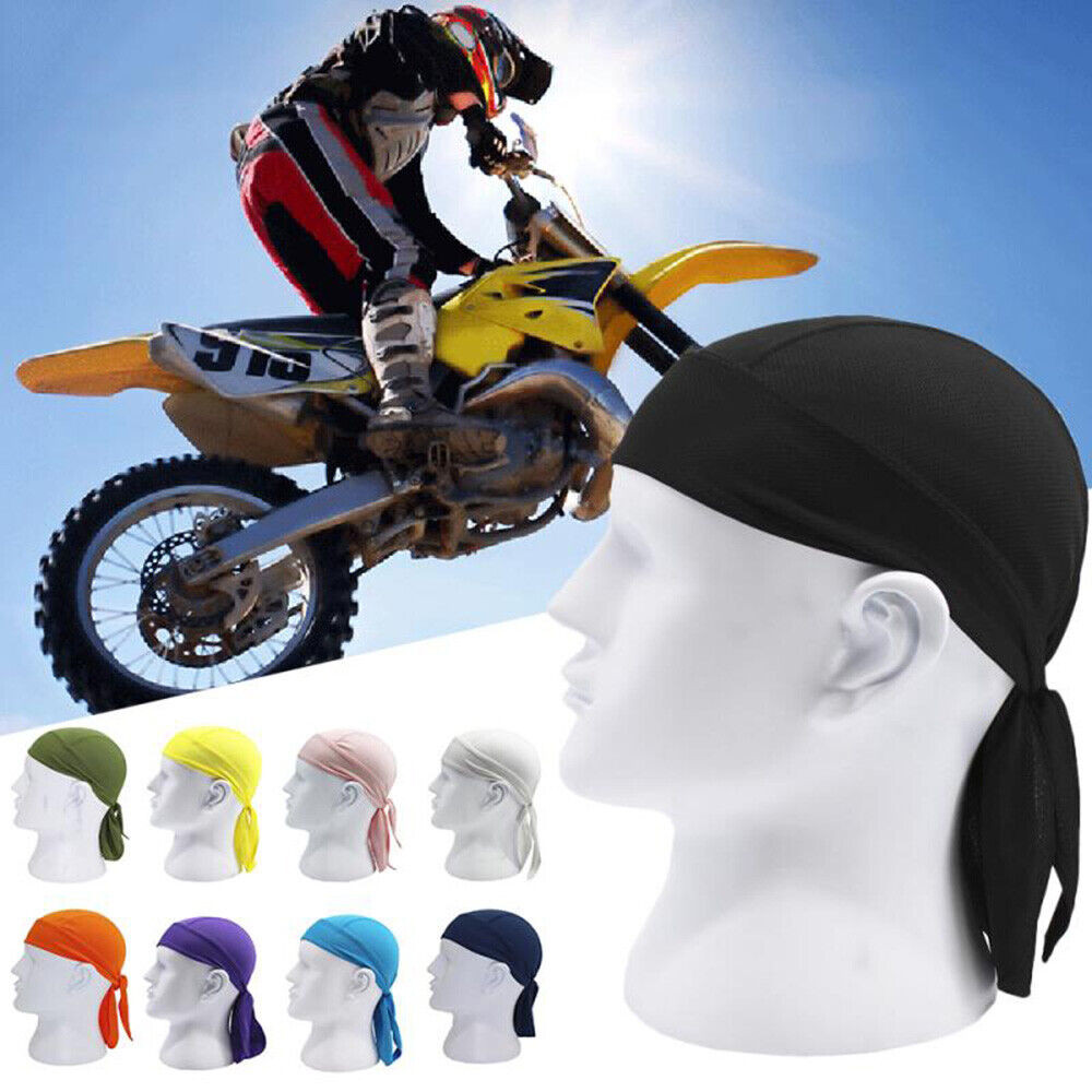 UV Protection Helmet Liner Skull Cap Dew Rags Head Wrap Beanie Hat for Men Women