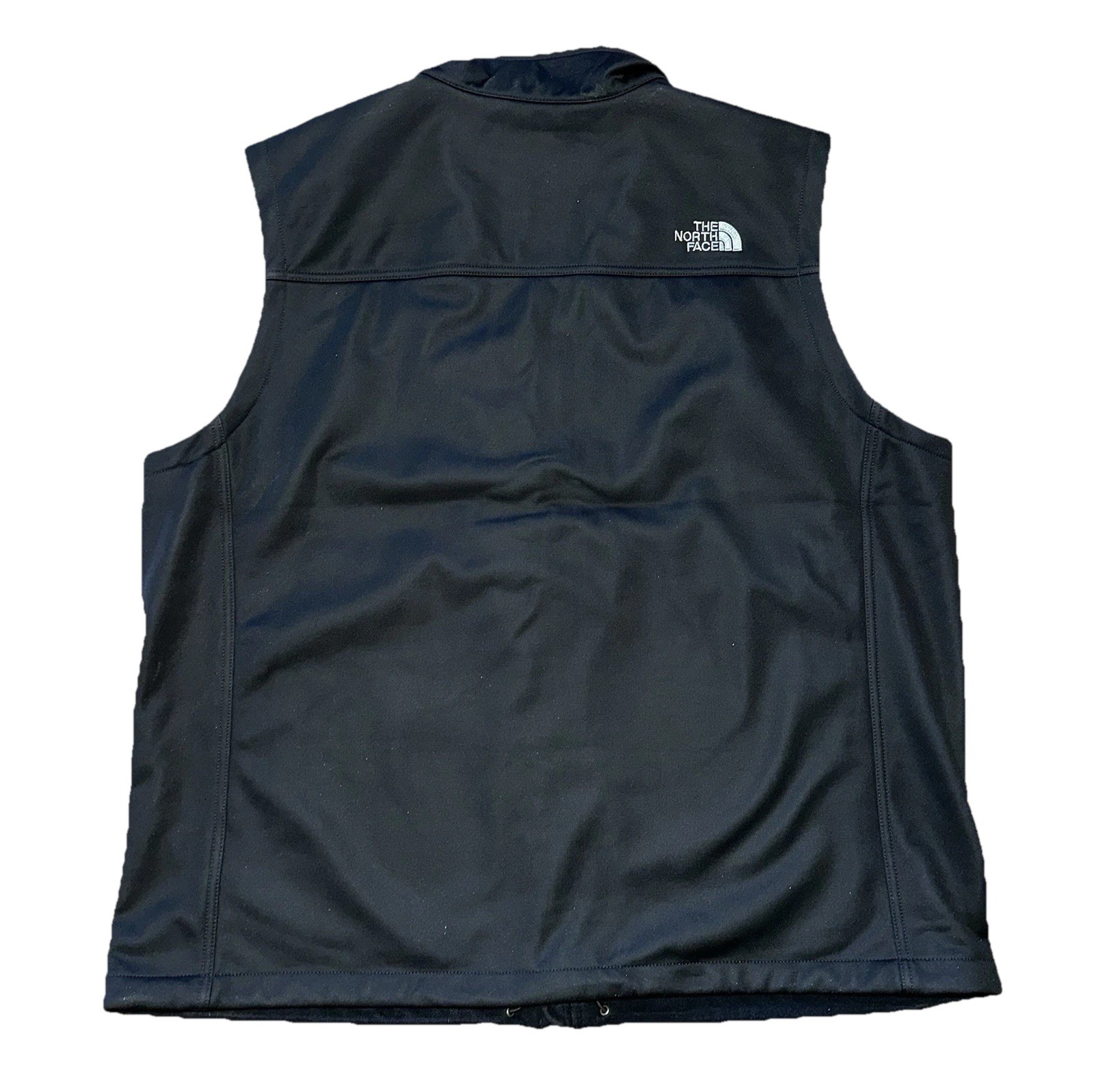 NWT The North Face Men’s Ridgewall Soft Shell Vest Black Size 2XL Embroidered