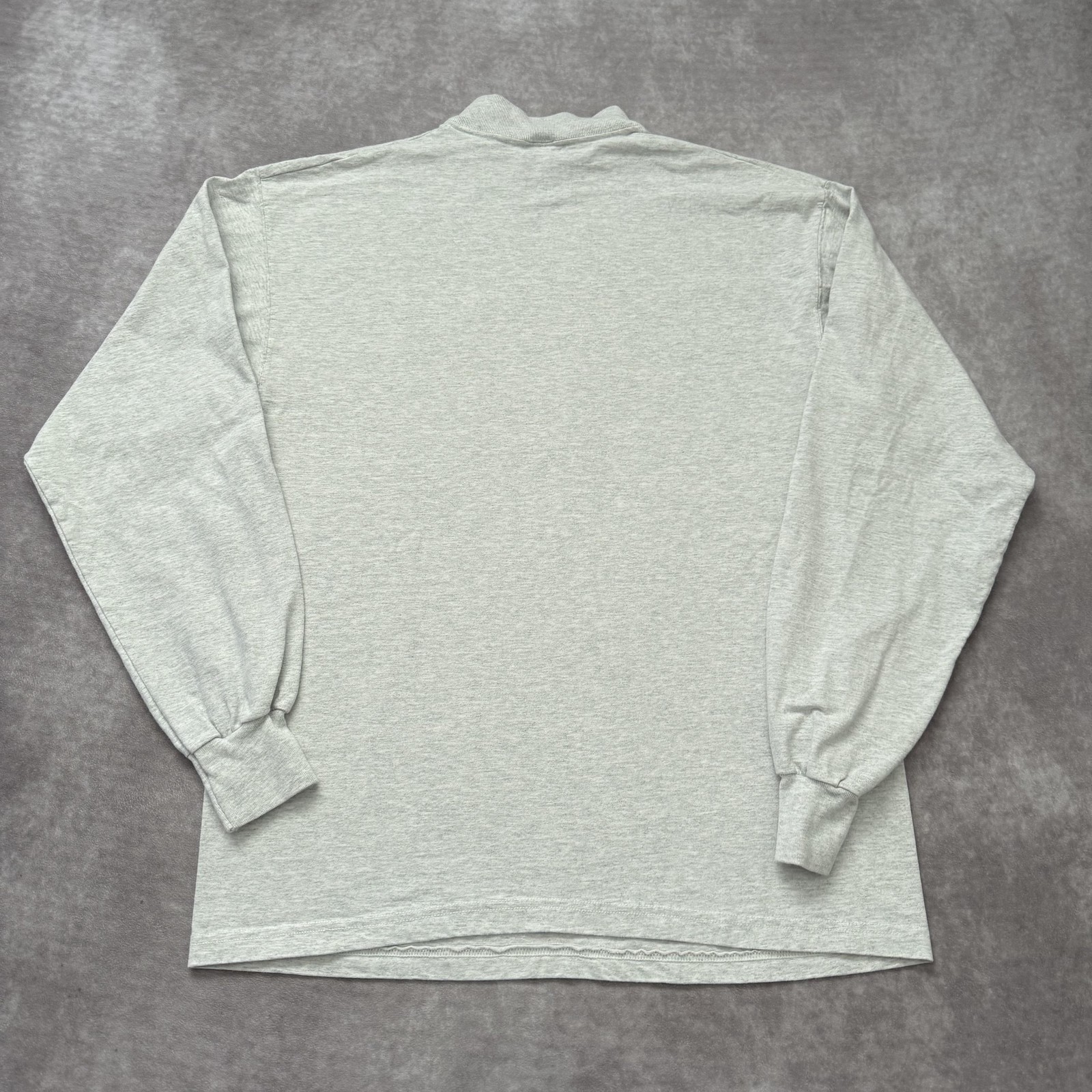 Vintage 90s Colorado Shirt Mens XL Gray Mock Neck Long Sleeve Ski