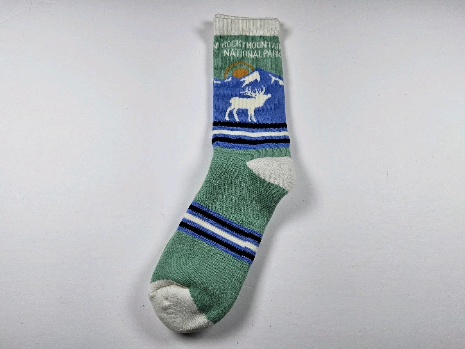 Rocky Mountain National Park Cushioned Crew Socks One Size