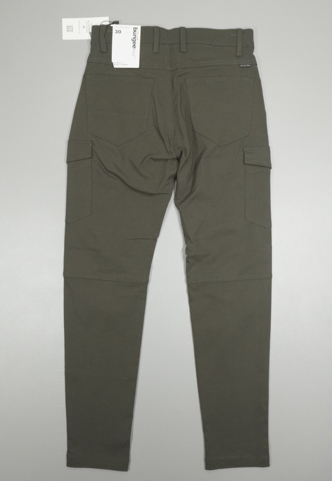 Projek Raw Bungee flex Cargo Pants Men Size 30 Classic Slim Fit Green 147101F