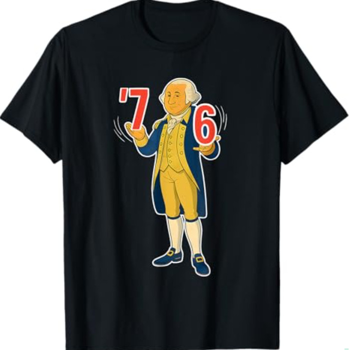 67 Six Seven Funny George Washington Meme T-Shirt