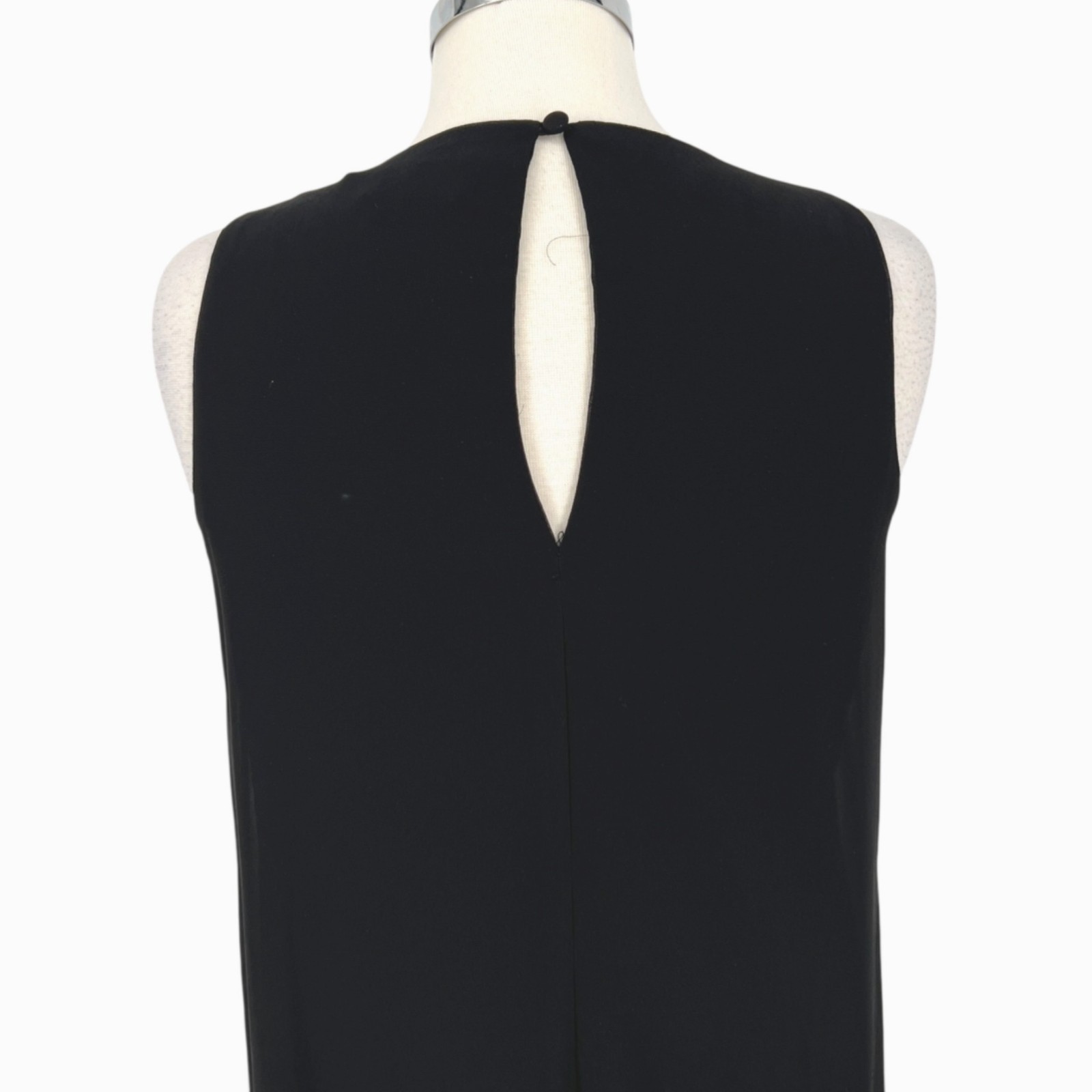 ASTR Black Beaded Sleeveless Shift Dress Party Cocktail Mini Length Size Medium