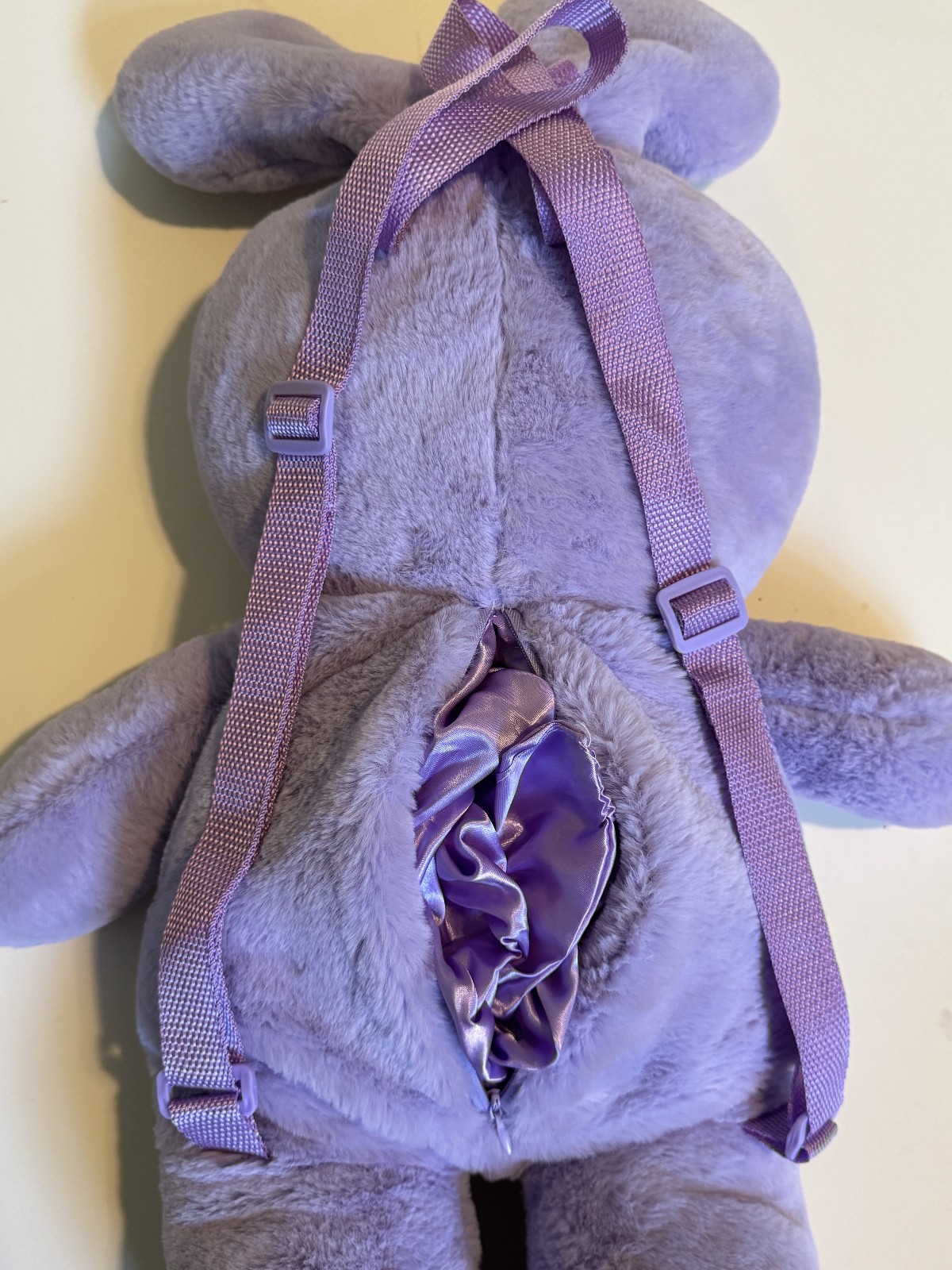 Esther Bunny Purple Plush Backpack 22 inch (56cm) Esther Kim