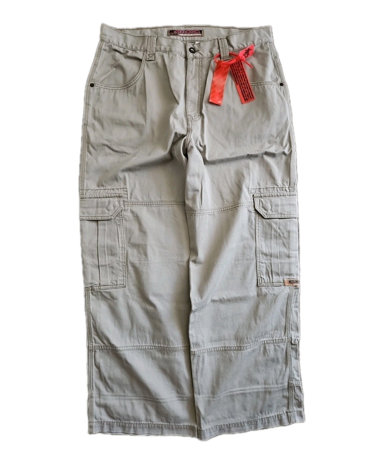 JNCO Indicator Khaki Cargo Pants Chino NWT Mens 44×30