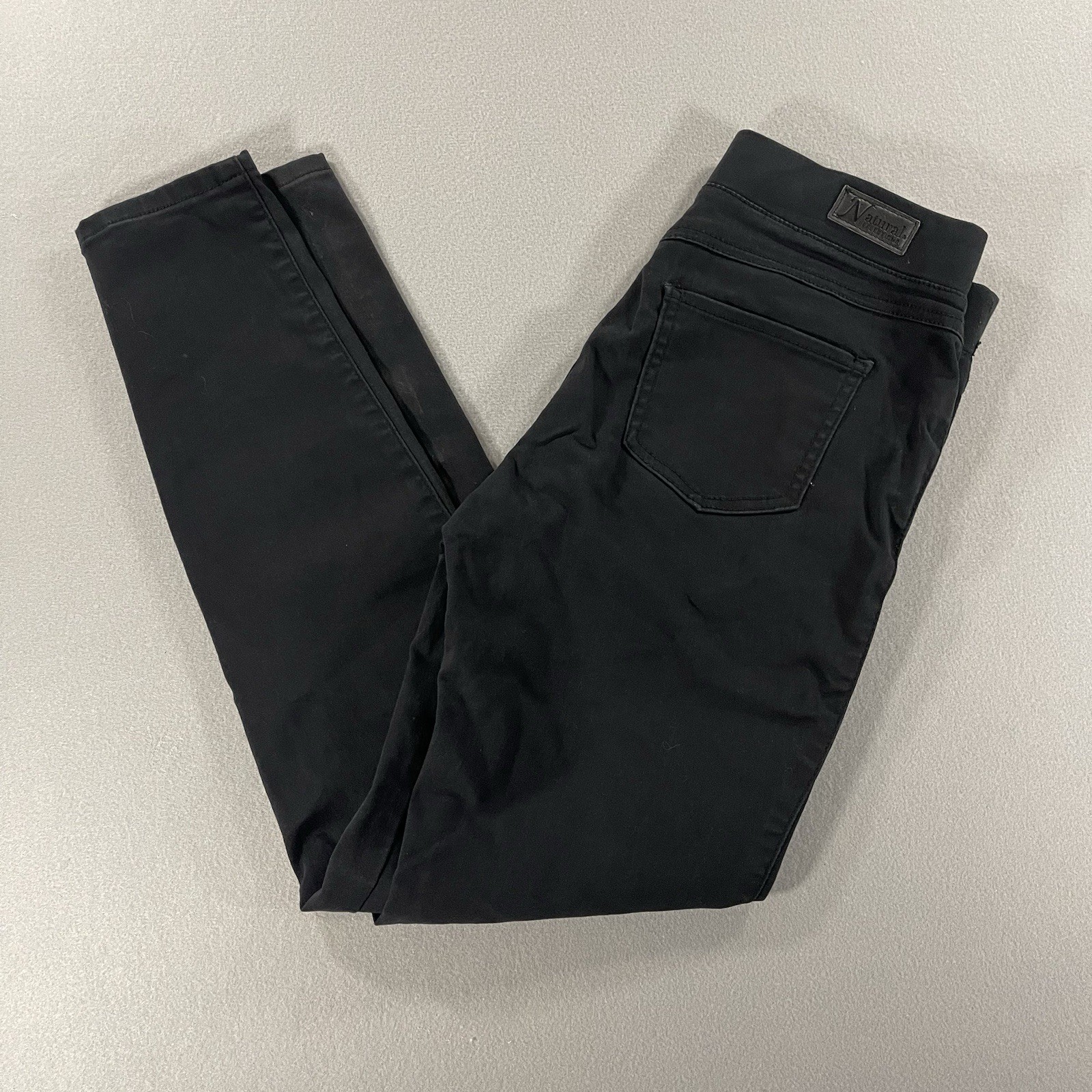 Natural Reflections Platinum Stretch Skinny Pants Women’s Black Pull-On Casual