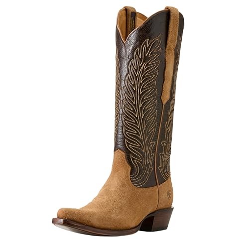 10060768 ARIAT WOMEN YELLOWSTONE ARENA DIRT TAN ROUGHOUT/CRUNCH SIZE 9