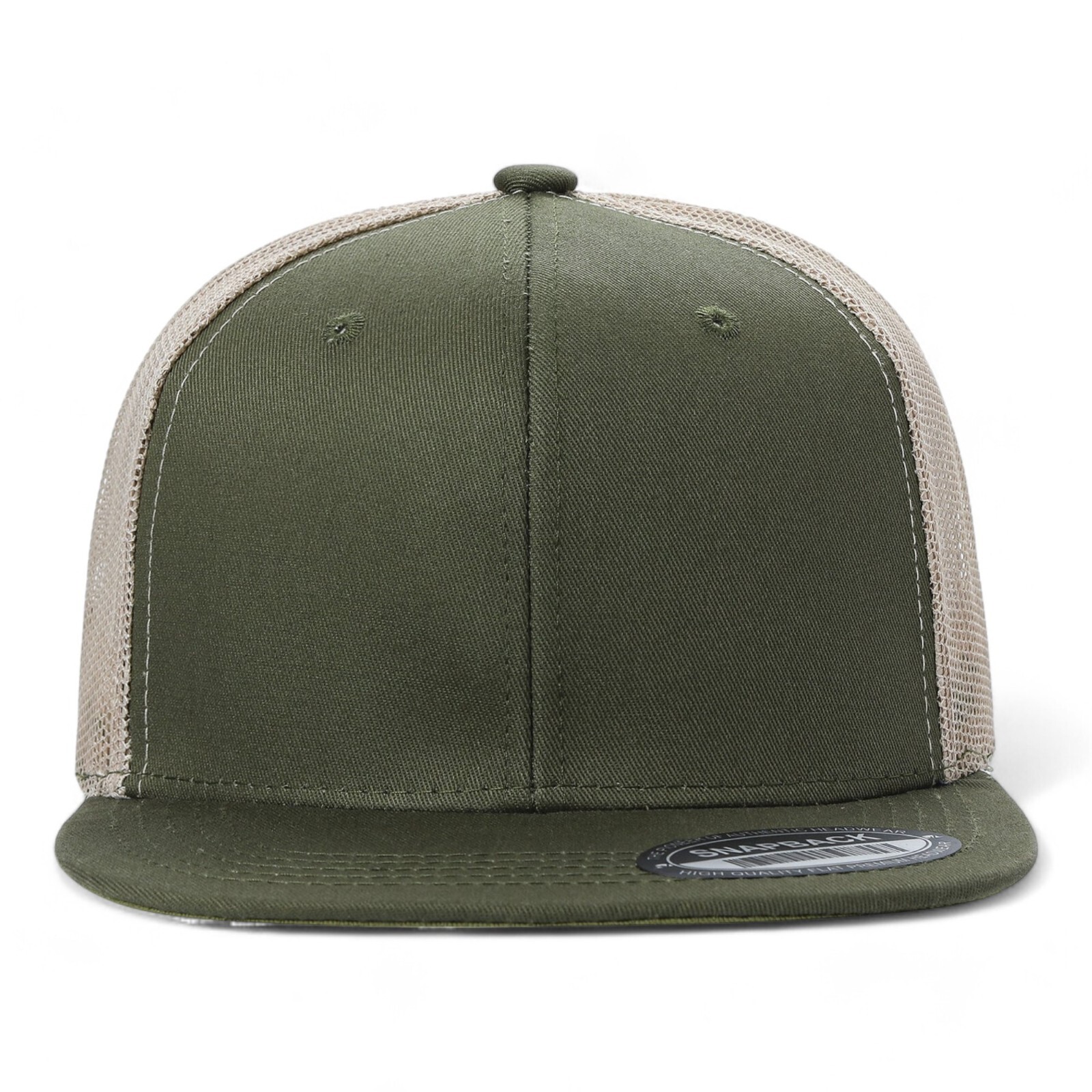 Mesh Trucker Hat Flat Brim Visor Snapback Adjustable Baseball Cap Hip Hop Style