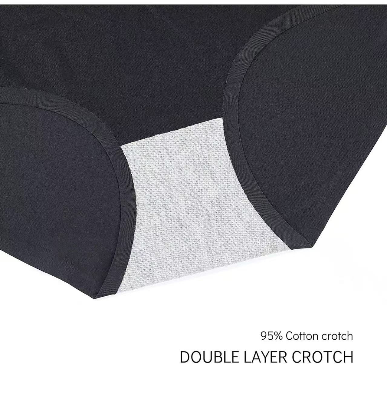 SIZE XXL No Show High Waist Briefs Underwear Women Seamless Panties Multi Pack
