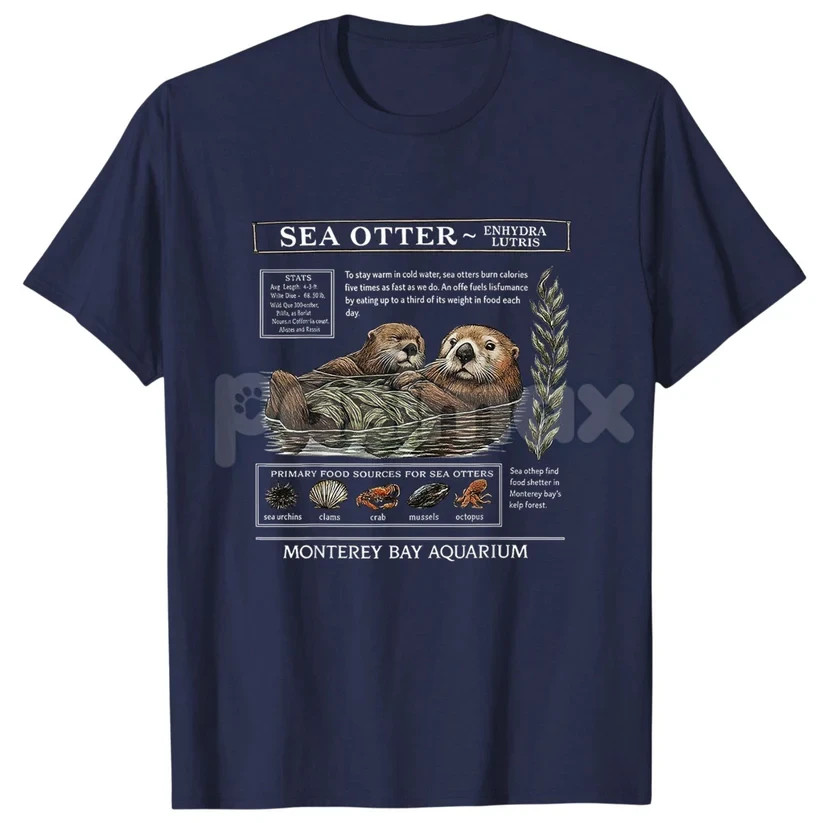 Apparel Sea Otter T-Shirt, Otter Lovers Tee