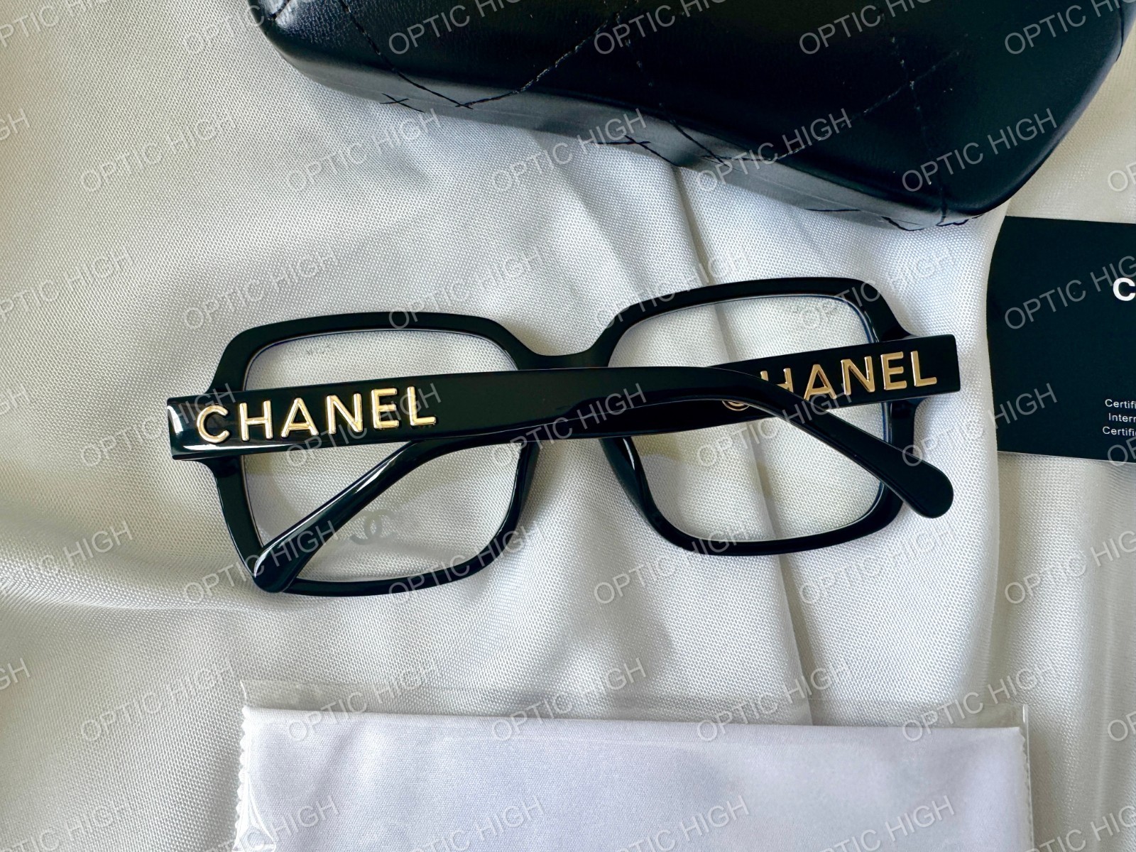 Brand New Chanel 5408 Women’s Transparent Black Acetate Eyeglasses