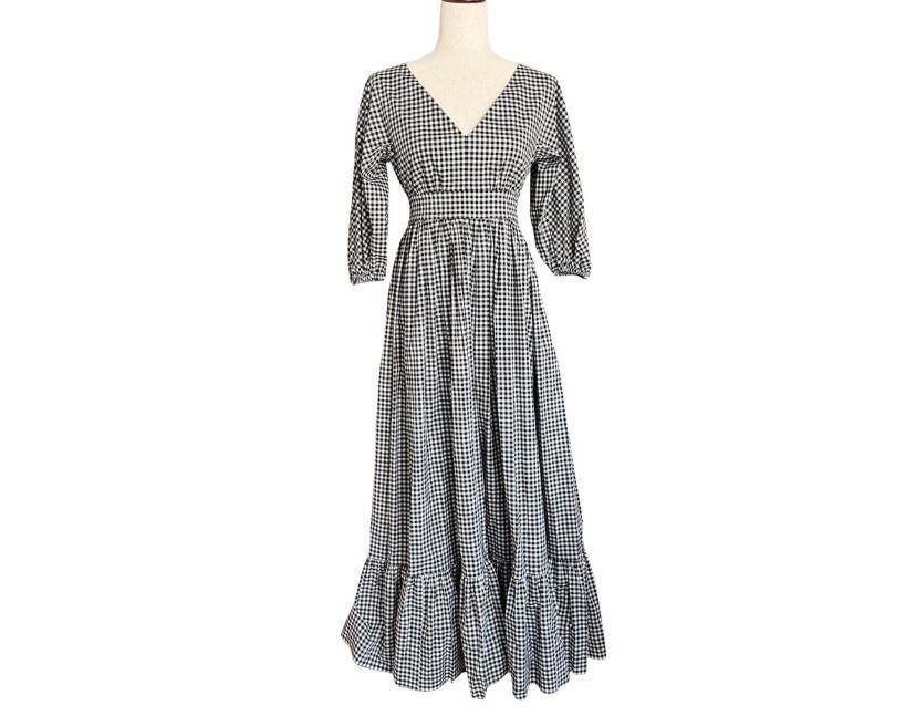 Kate Spade Gingham Dress Maxi