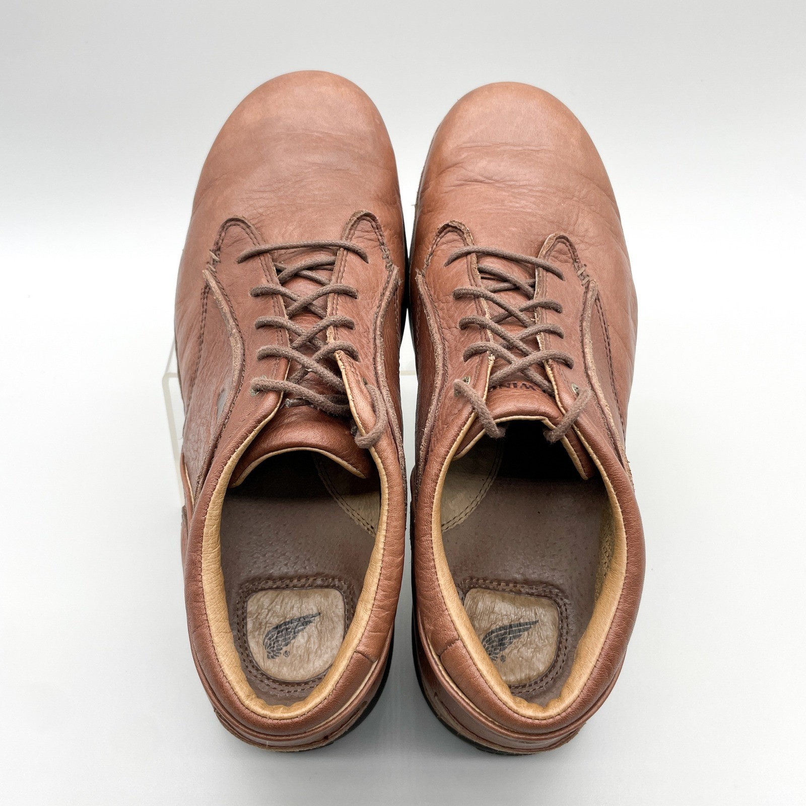 Red Wing Mens 12 B Brown Leather Lace Up Chukka Boots Work Shoes Casual Rugged