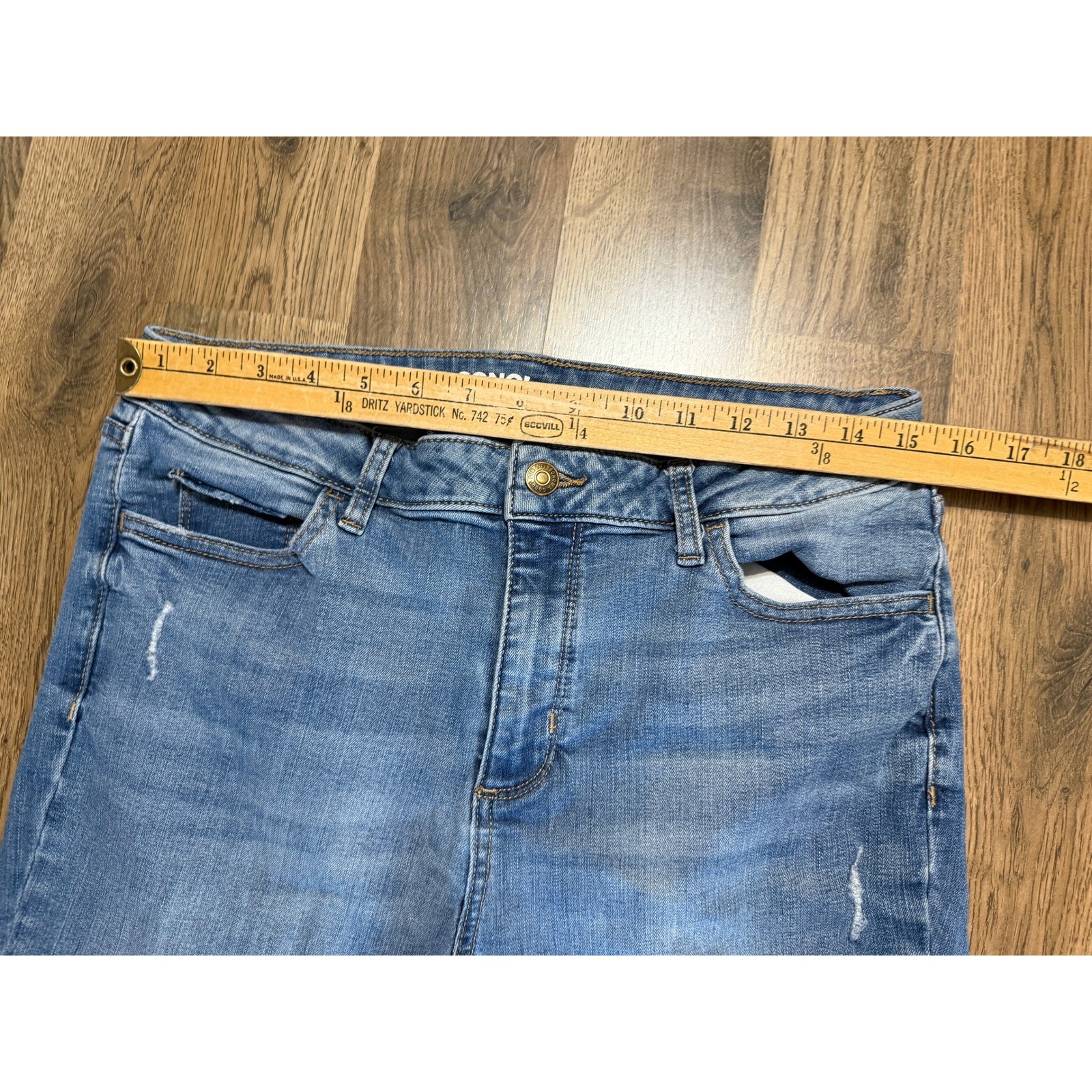 Sonoma Goods For Life Skinny Jeans Womens 12R Blue Medium Wash Stretch Denim