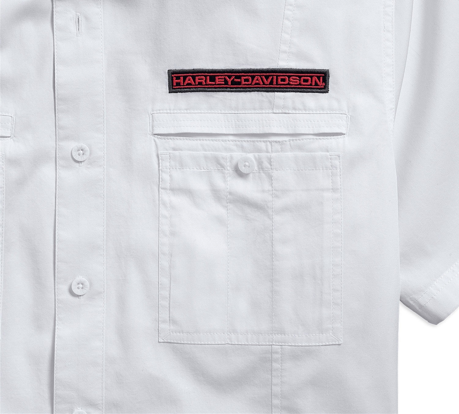 Harley-Davidson® Men’s Checkerboard Graphic Short Sleeve Shirt, LARGE 96194-18VM