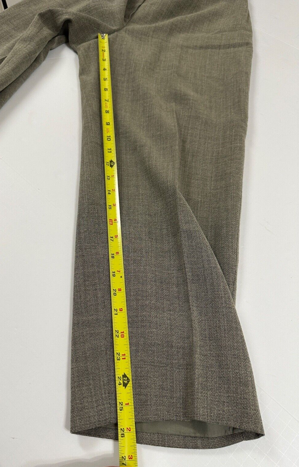 Marella Pants High Rise Flat Front size 10 Gray Quiet Luxury Made Italy