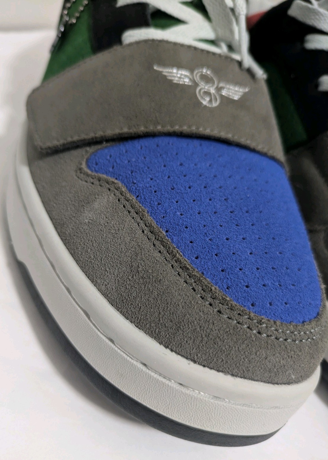 Creative Recreation Cesario Lo XXI Black/Charcoal/Royal/Forest/Red Men’s 13 NWOB