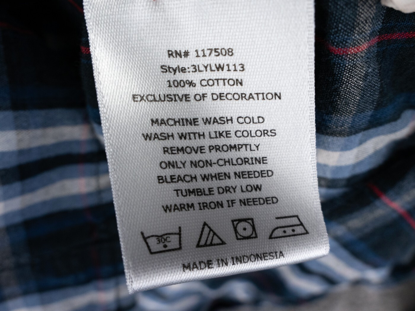 Levis Shirt Mens XL Blue Plaid Modern Fit Long Sleeve Pearl Snap Western Cowboy