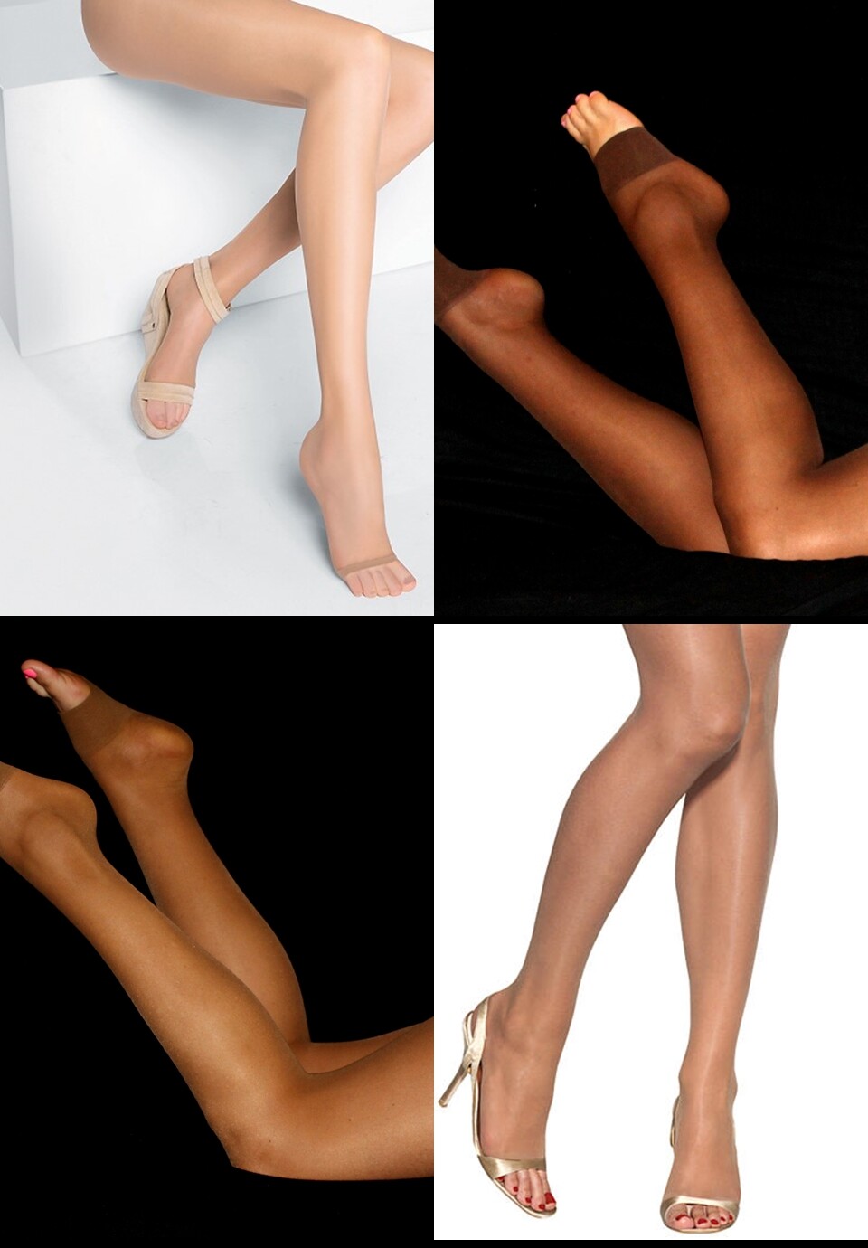Peavey Tamara Toeless Fancy Dress Pantyhose Hooters Uniform Lingerie Sheer Hose