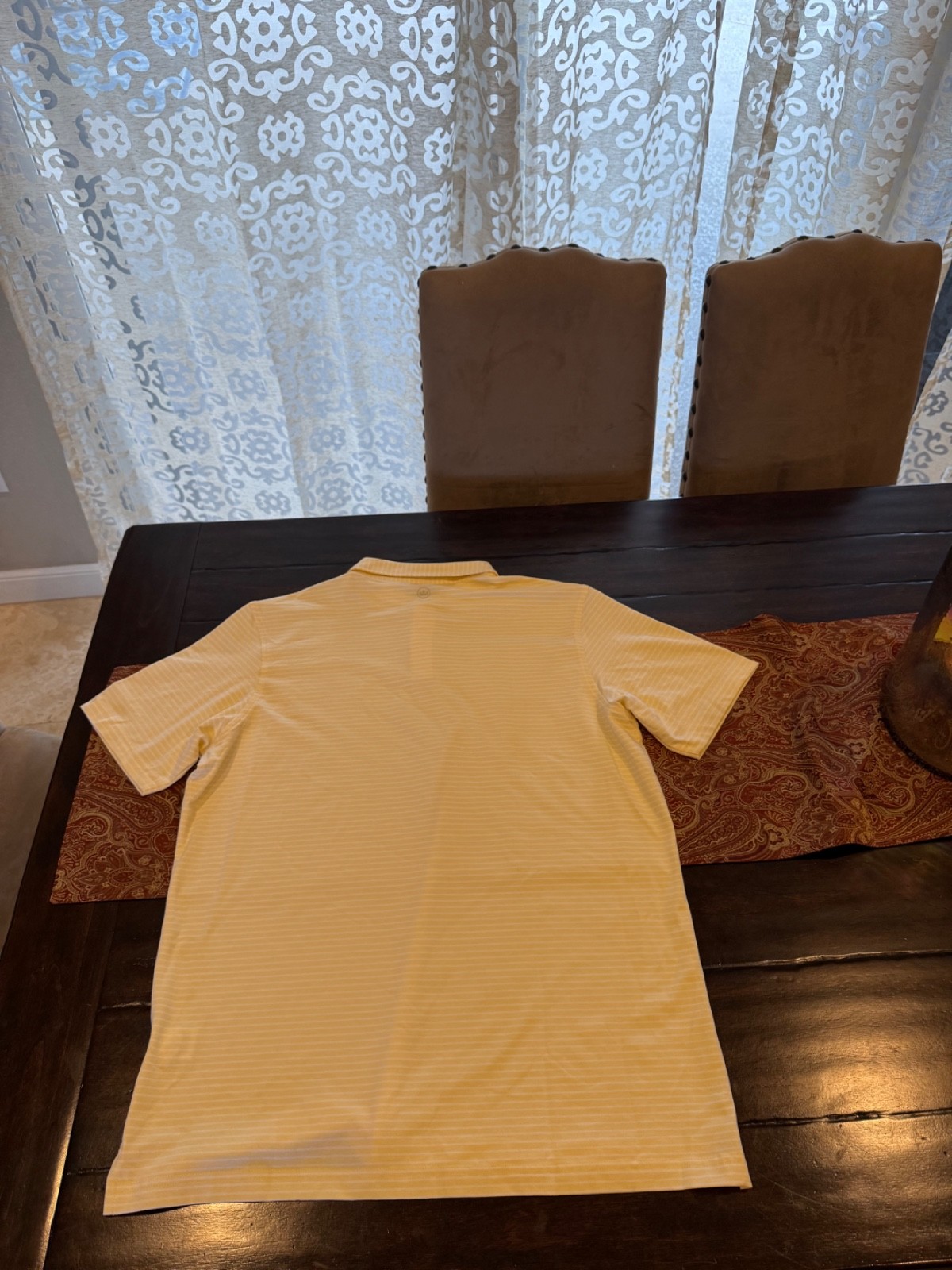Peter Millar XL Men’s Crenshaw Albatross Stripe Cotton-Blend Polo MSRP $125