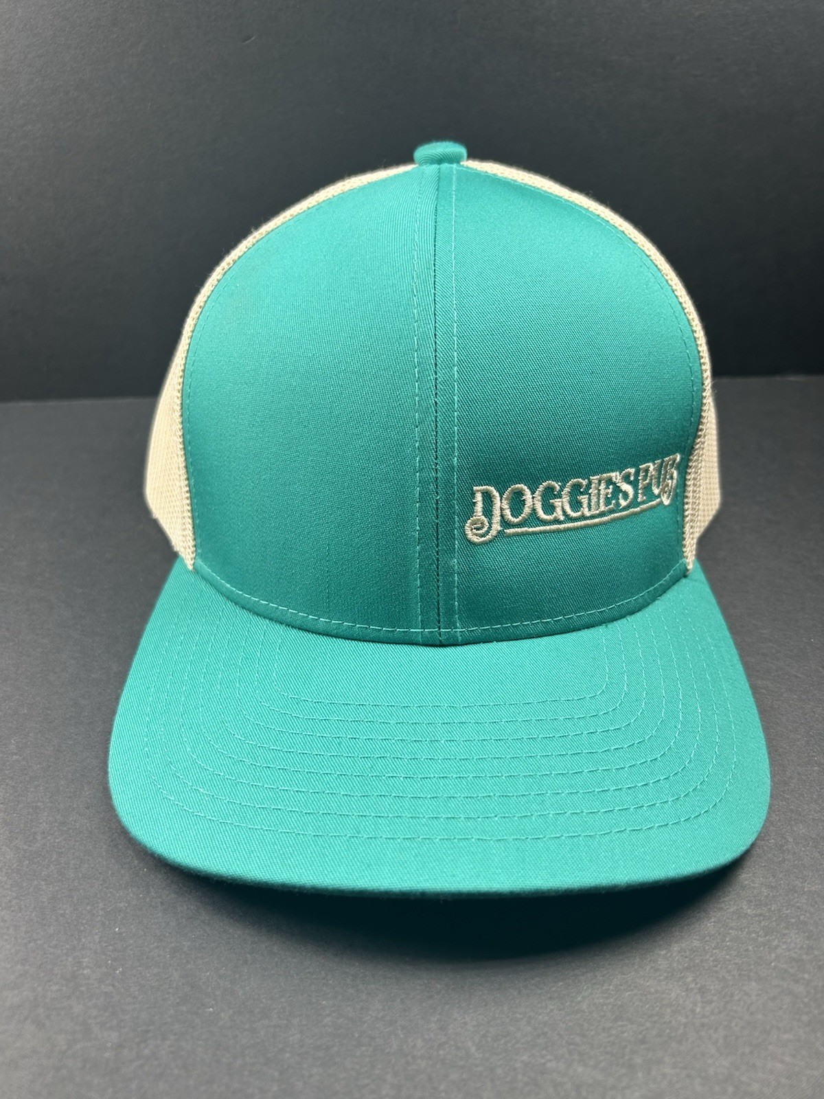 PACIFIC HEADWEAR P114 Adult Blue Adjustable Snapback Meshback Trucker Hat Cap OS