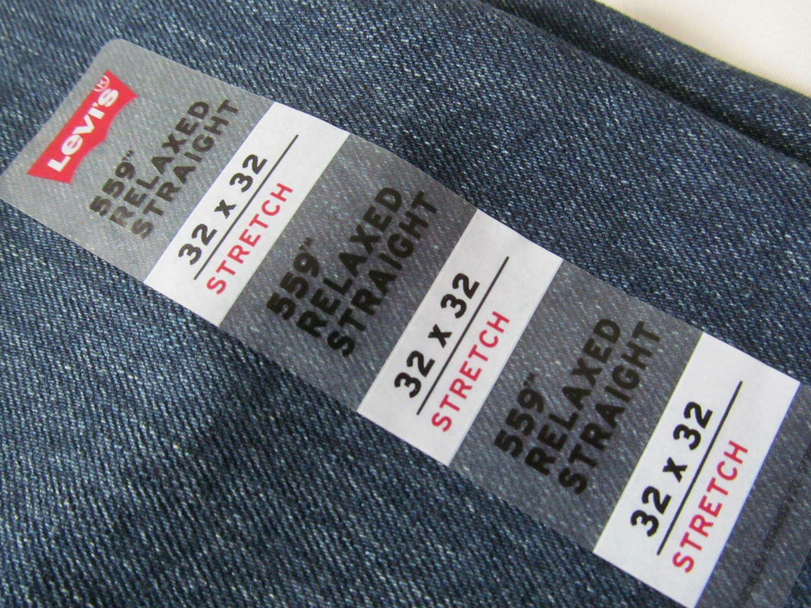 NWT Men’s Levi’s® 559™ Stretch Relaxed Straight Fit Jeans Size W32L32