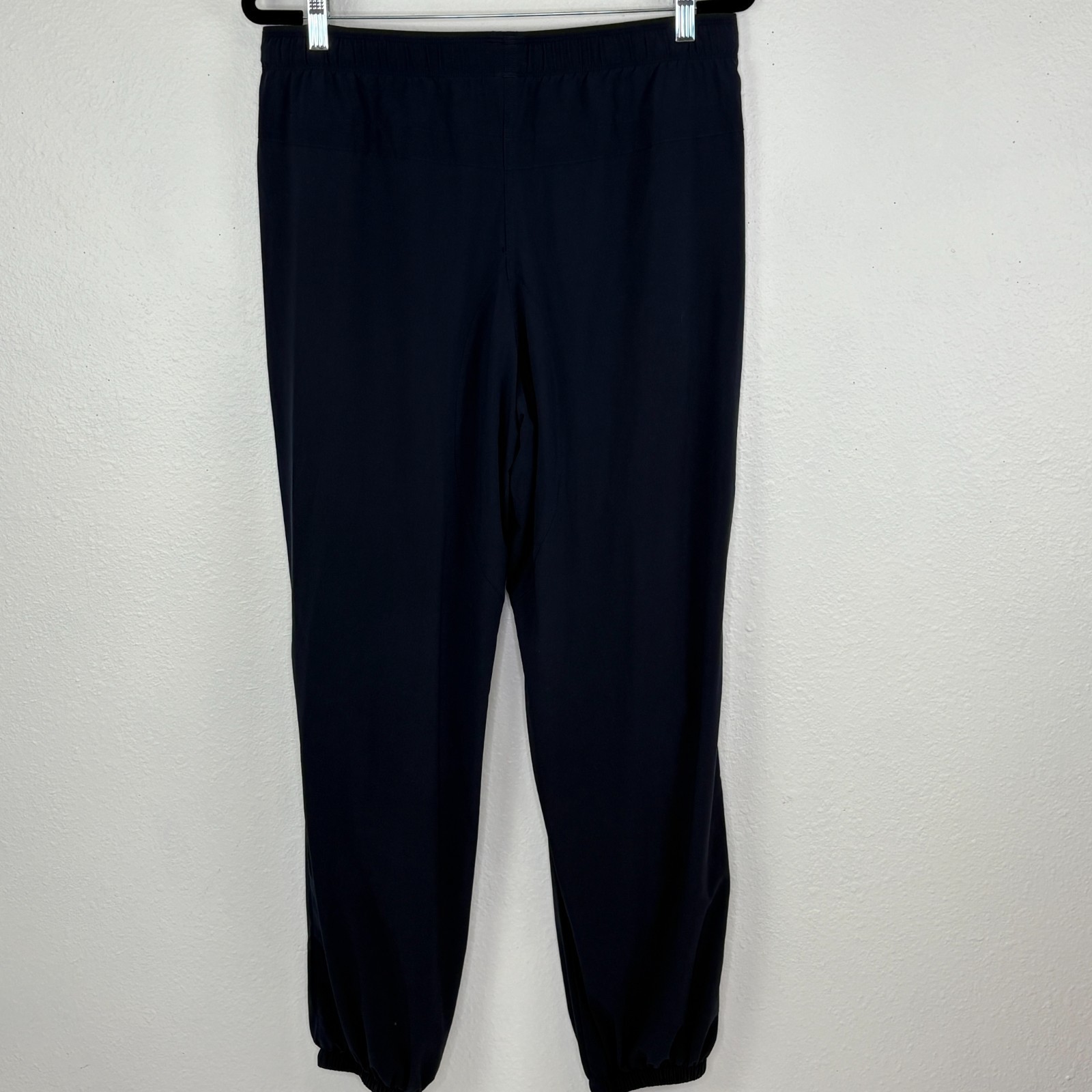 Paskho Serene Ultra Comfortable Jogger Pants Size L Tie Waist Baggy Fit Blue