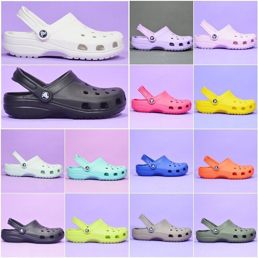 new Unisex Crocs Classic Clog Sandals mens womens Shoes kids girls boys slippers