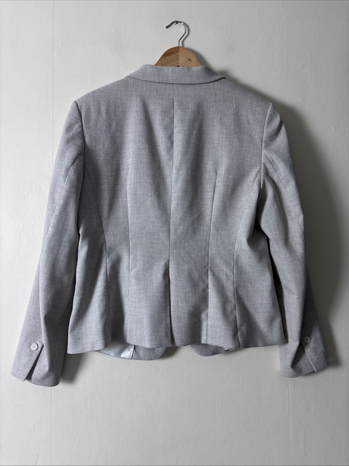 H&M Beige Fitted Jacket Size UK 16