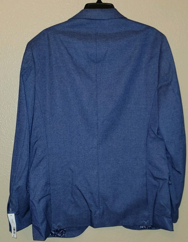 Tailorbyrd Blazer, NEW TAILORBYRD $325 Blazer, Tailorbyrd True Blue Tonal Dobby