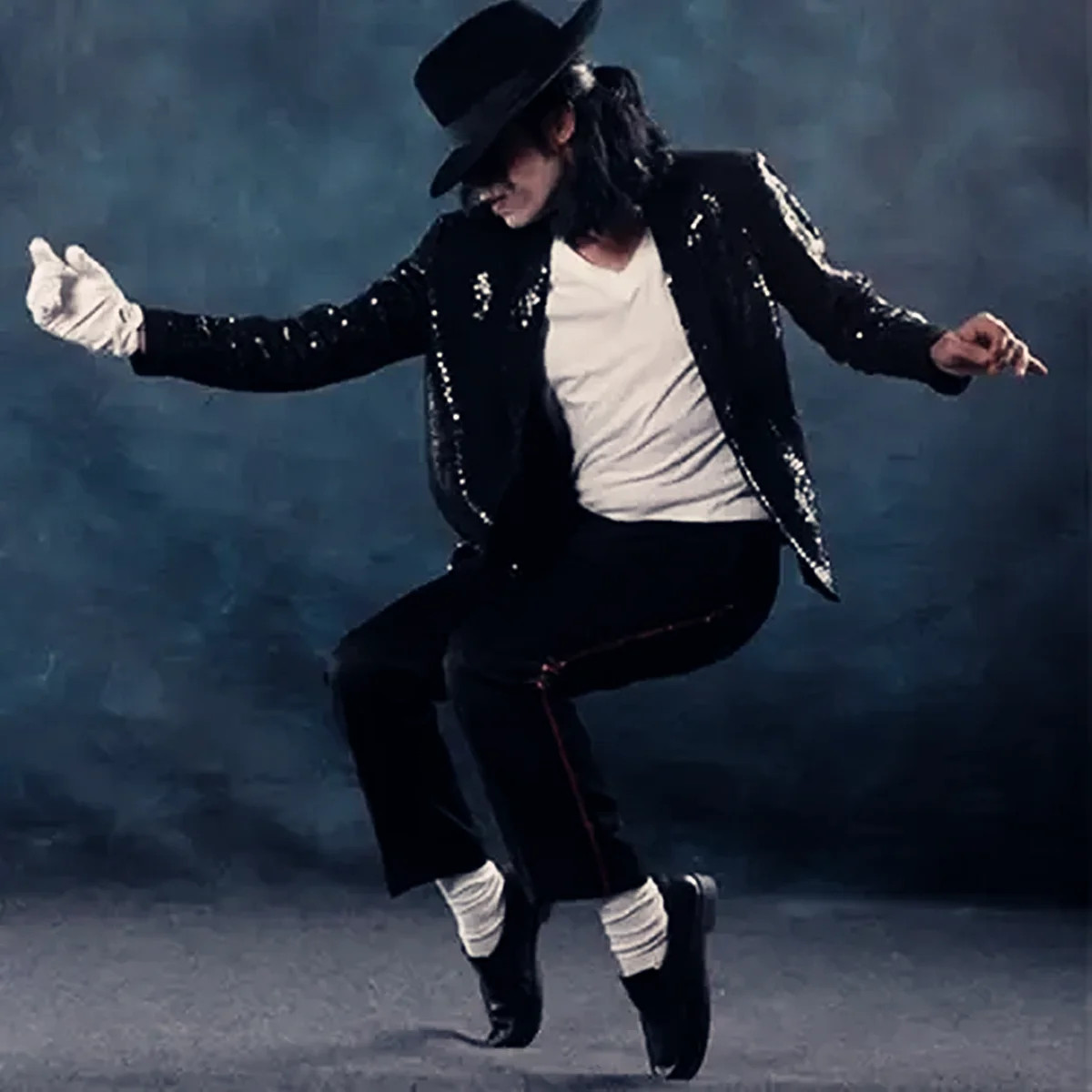 Handmade Glove with Full Crystals Michael Jackson Silver Adults Celebrate Impers