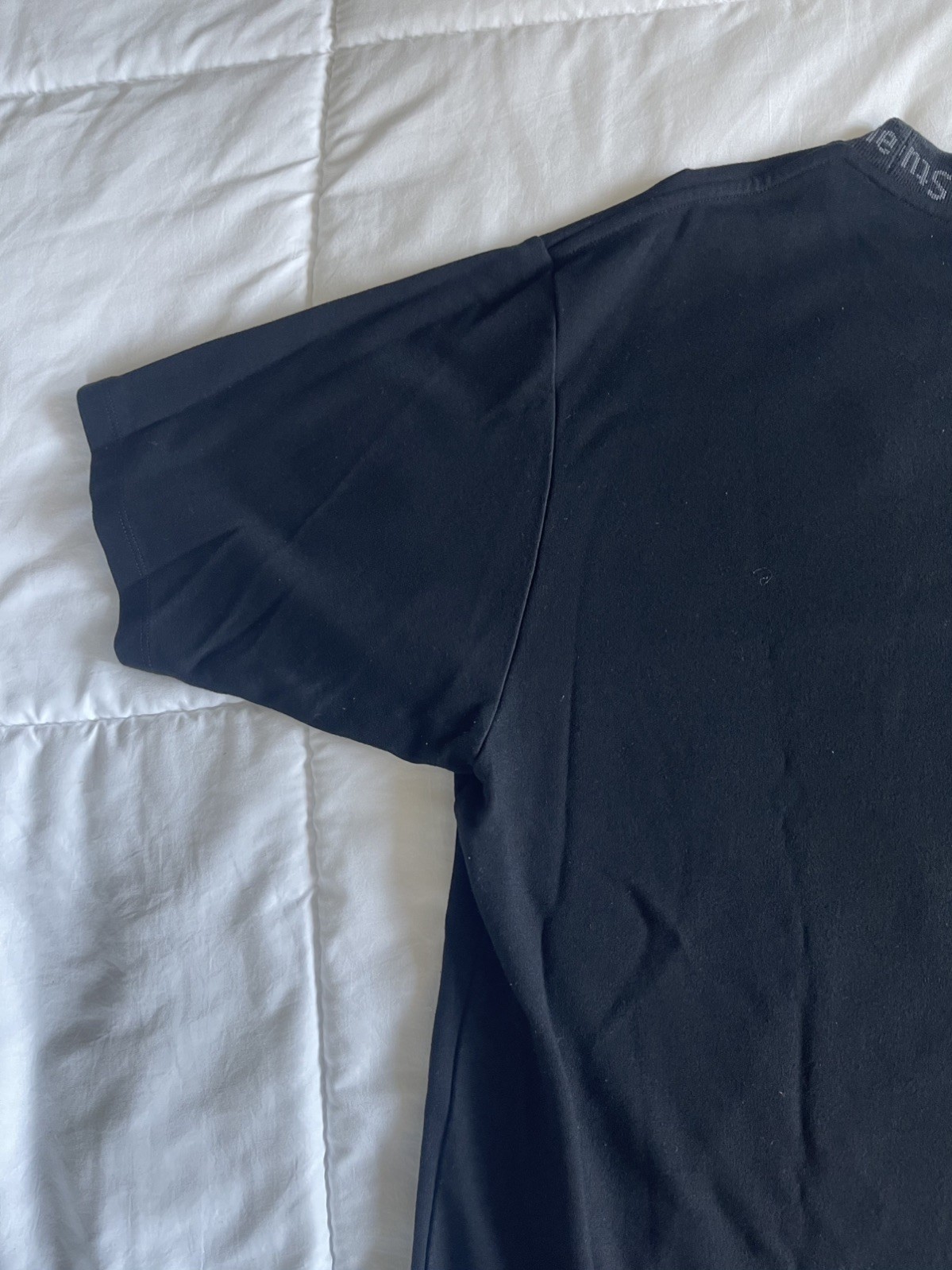 Acne Studios Navid S/S T-Shirt Men XL Black Short-Sleeve Designer Minimalist