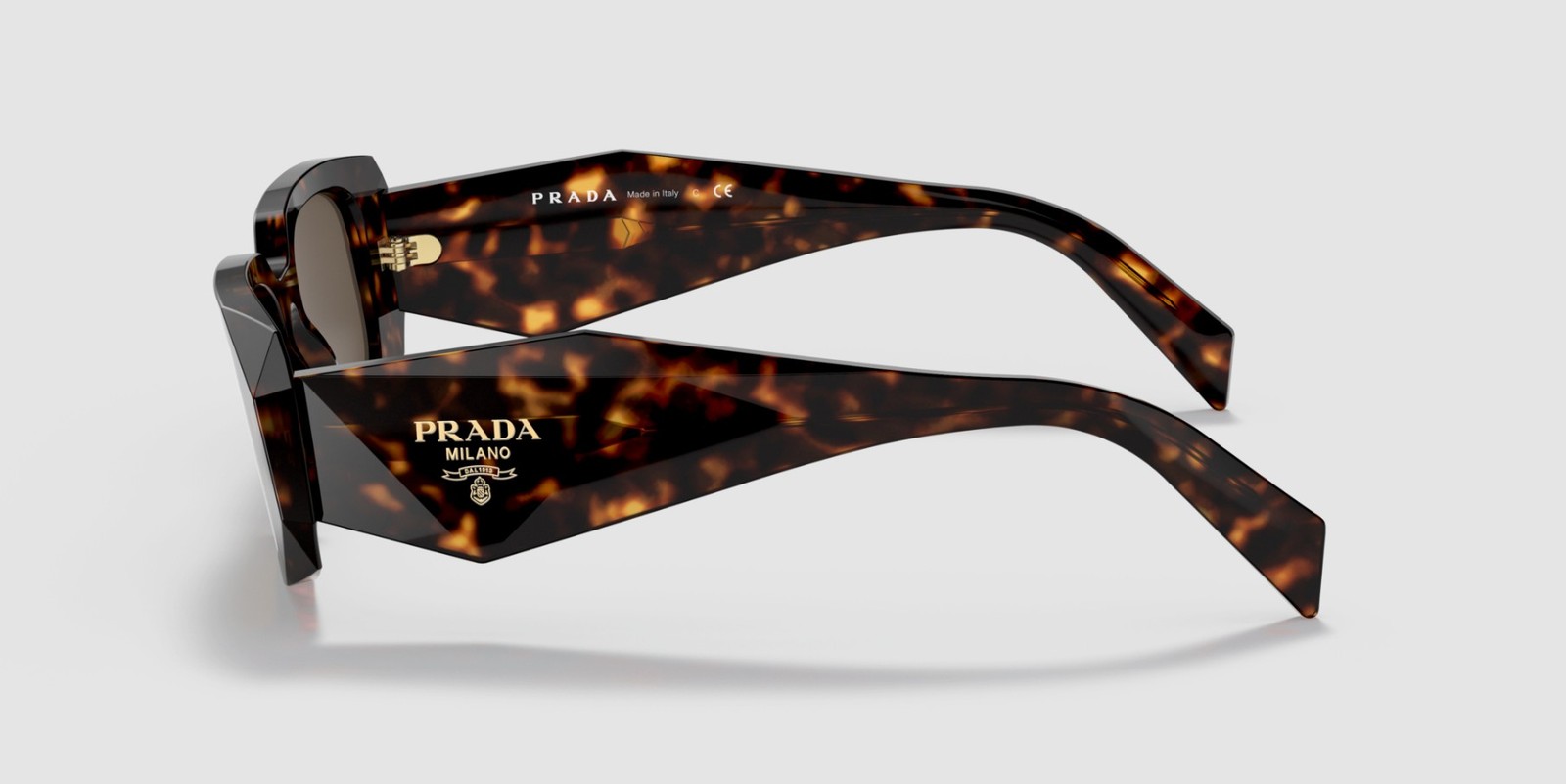 PRADA PR 17WS 2AU8C1 Tortoise Brown 49 mm Women’s Sunglasses