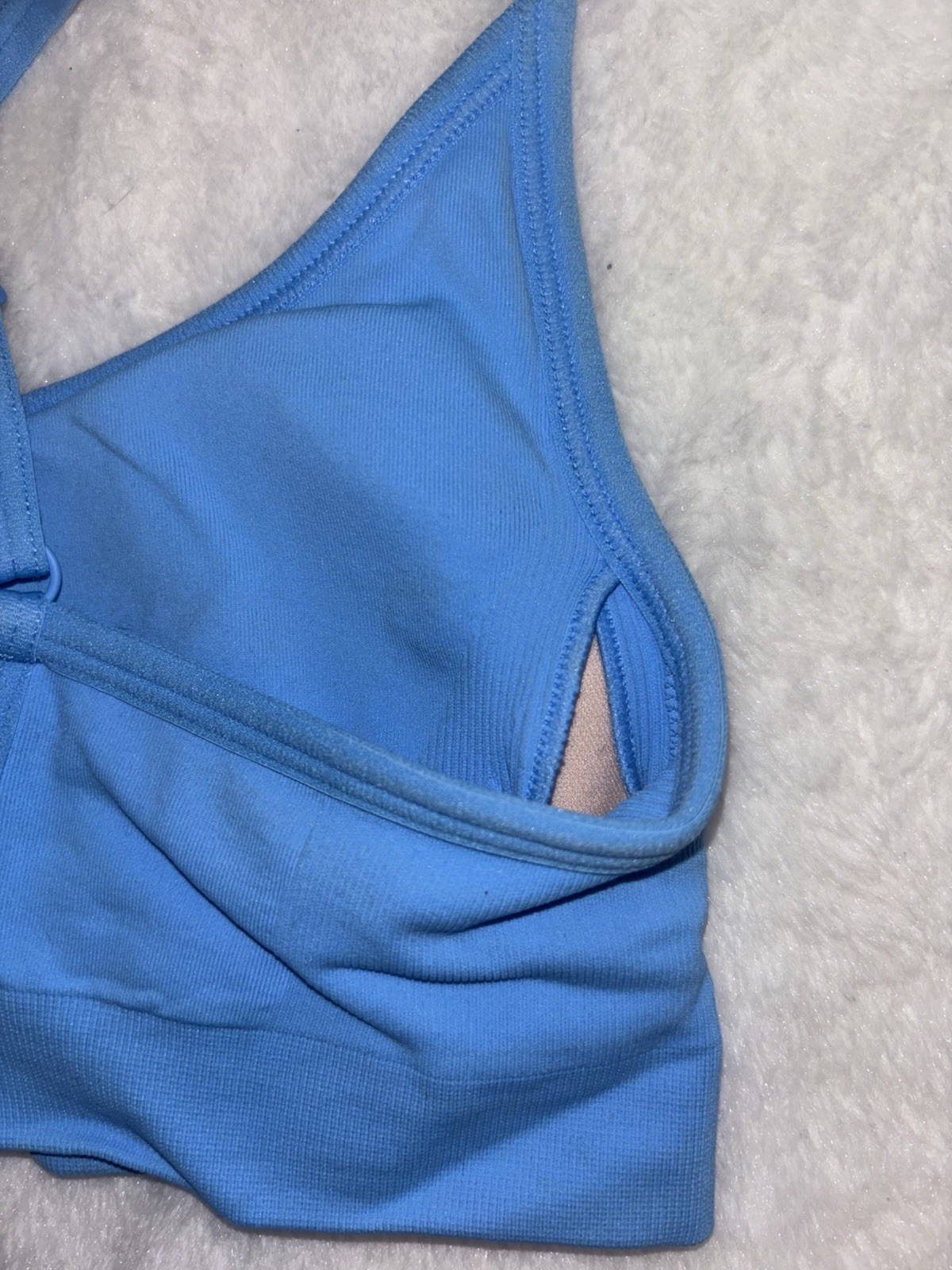 Fabletics Blue Sports Bra Size Unknown