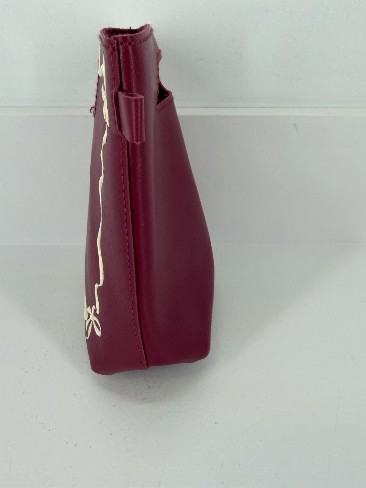 Bath & Body Works Raspberry W/Love Ribbon & Bow Reusable Mini Gift/Tote Bag