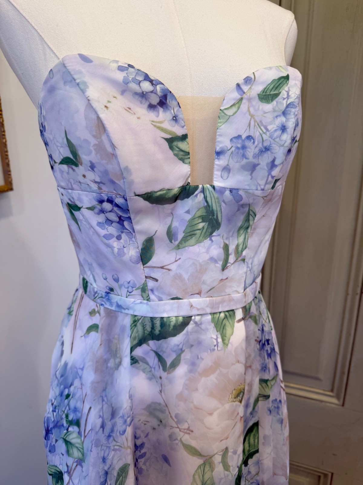 terani couture size 2 hydrangea gown