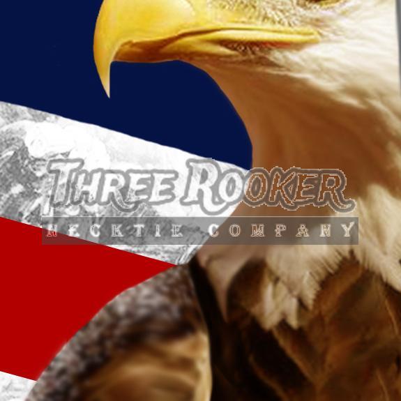 Flag Tie Eagle Necktie Mens Patriotic American Brand New