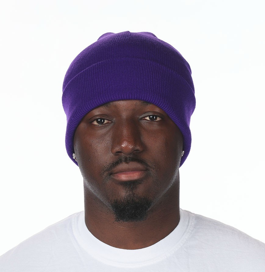Cuffed Knit Beanie Customizable