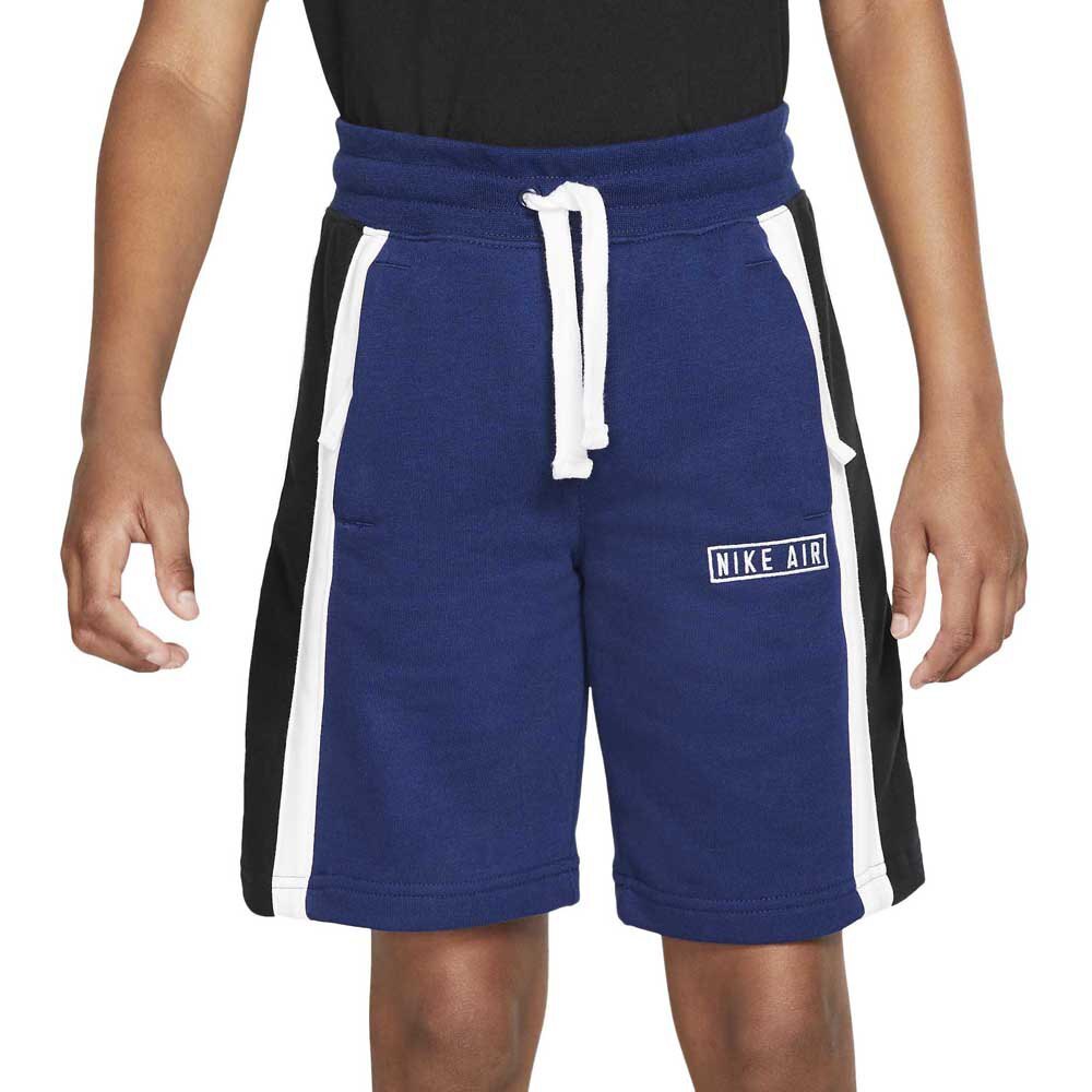 Nike Boy’s Colorblock Shorts Blue Black White BV3600-492