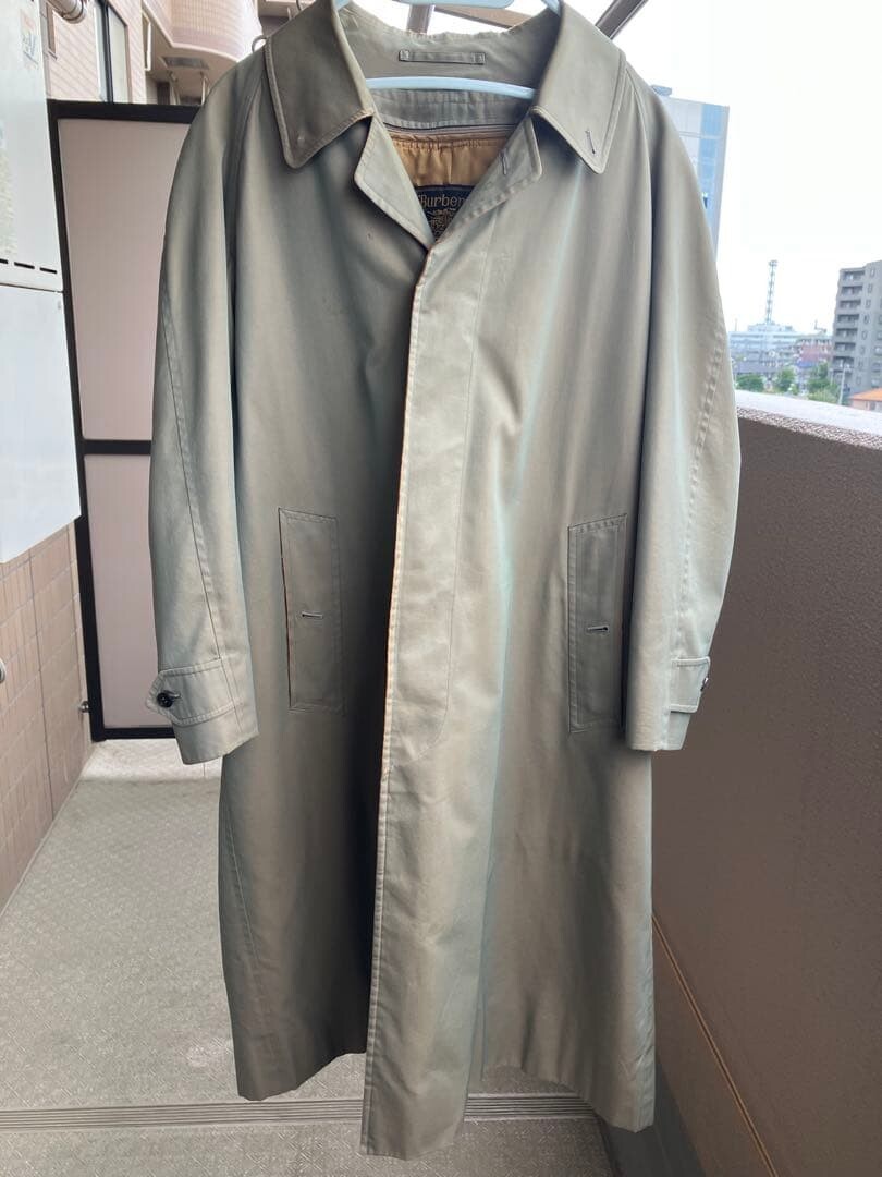 Burberrys Beige Soutien Collar Coat Mens M Nova Check Lined 110cm Chest Auth