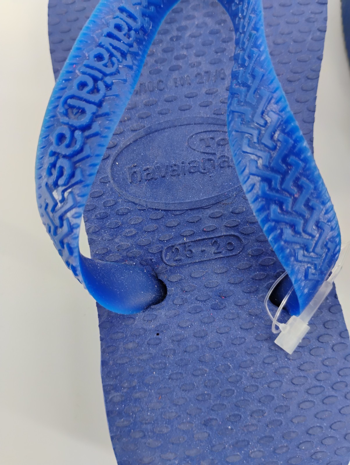 NEW Havaianas Marine Blue Thong Flip Flops, Size 9/10C (25-26) Unisex