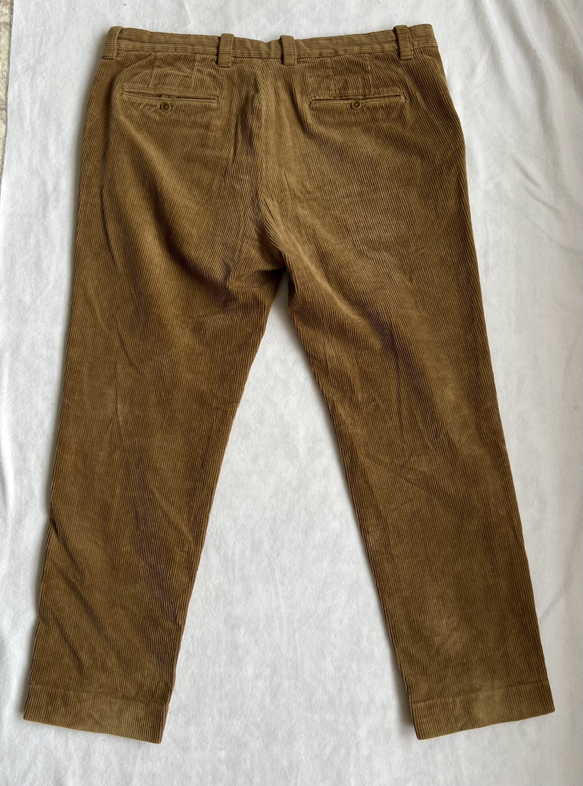 Brooks Brothers Pants Mens 40×32 Brown Corduroy Clark Fit Chino Classic Fit