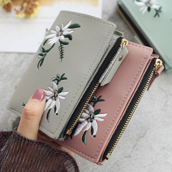 Wallet for Women Small Compact Credit Card Holder Mini Bifold Pocket Purse Gifts