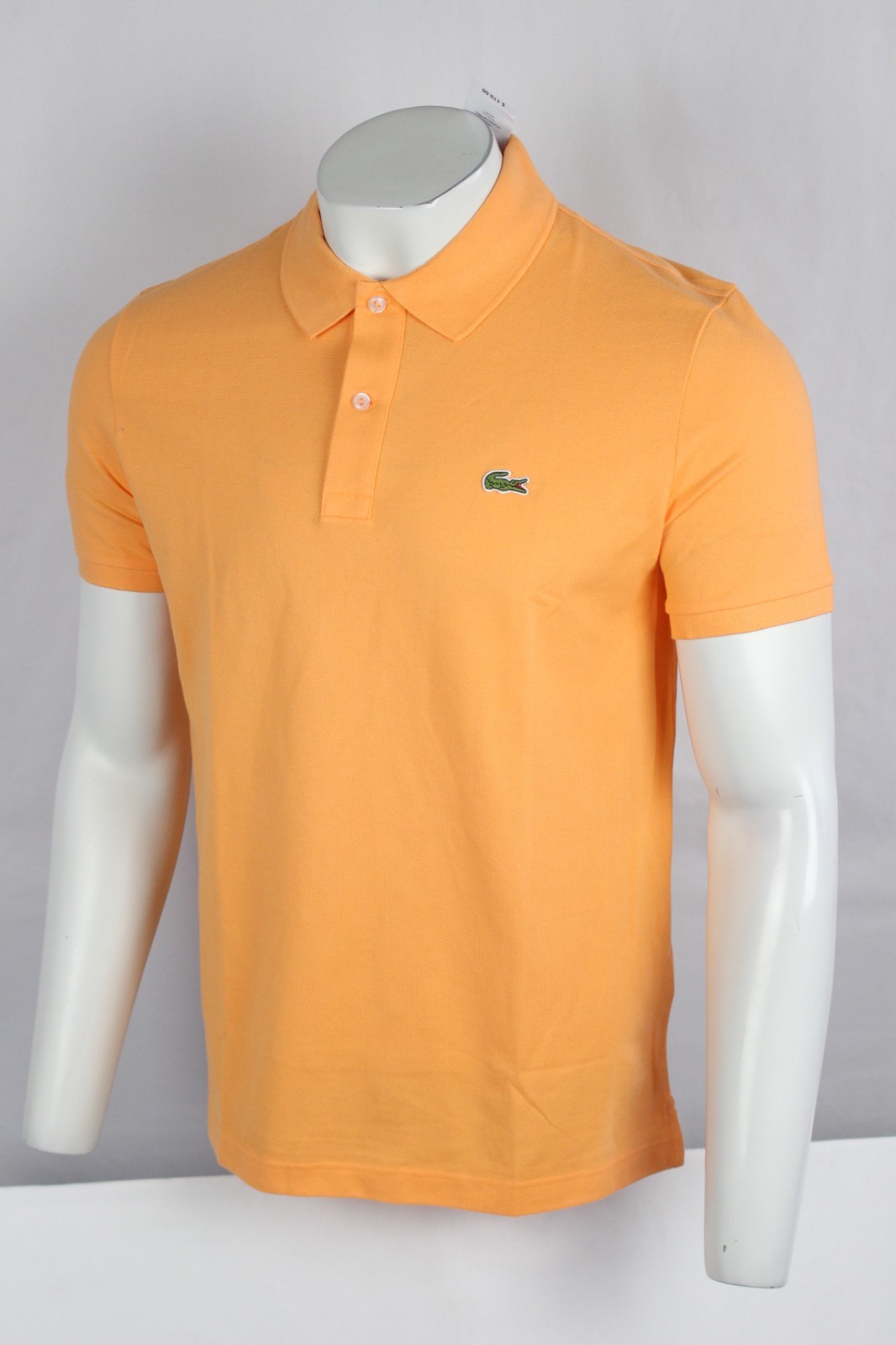 Lacoste Men’s Slim Fit L.12.12 Pique Polo Short Sleeve Shirt Orange PH4012 JCH