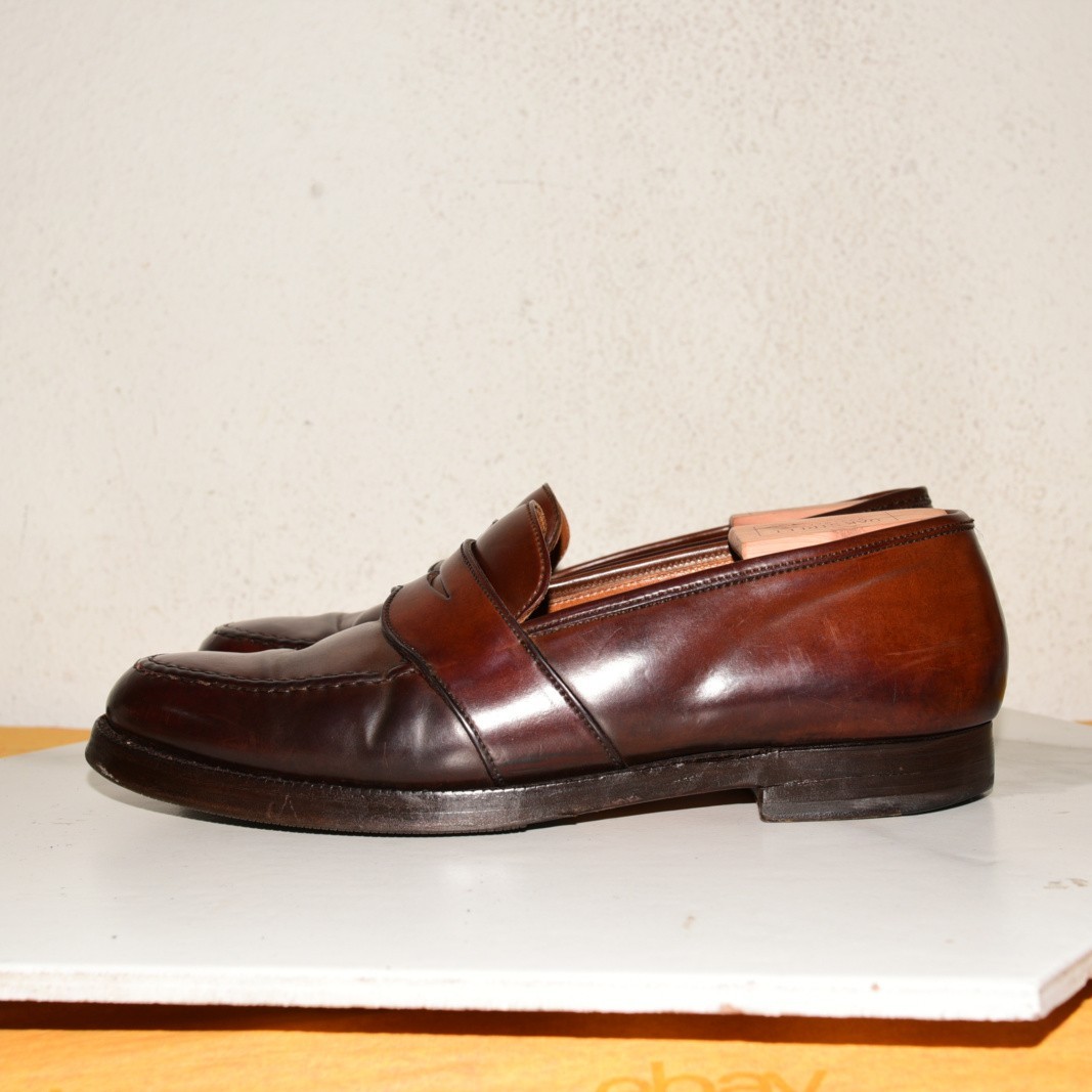 Polo Ralph Lauren England Shell Cordovan Penny Loafer Men US 9.5 D