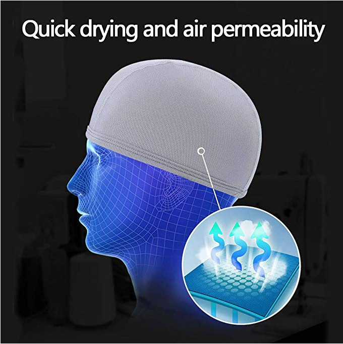 Polyester Biker Skull Cap Motorcycle Head Wrap Du Doo Do Rag Hat Beanie