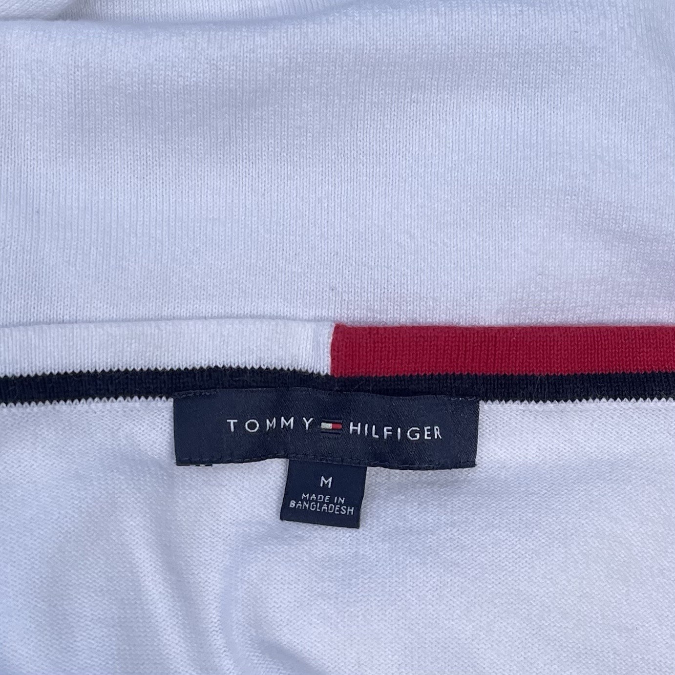Tommy Hilfiger VTG 90s Pullover Sweater Long Sleeve 100% Cotton Med