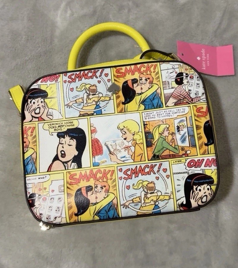 Kate Spade X Archie Comics Top Handle Camera Crossbody Bag Small – Yellow