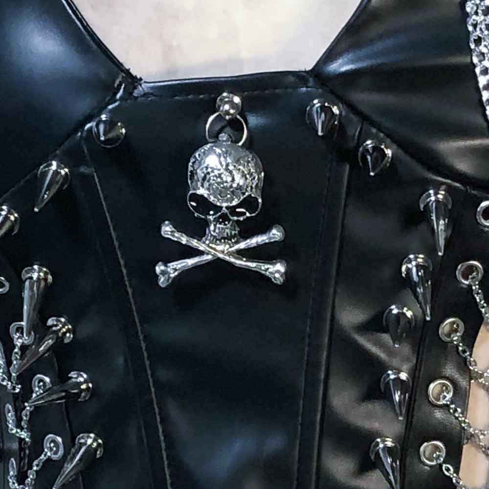 Goth Tops Emo Clothing Grunge Y2K Gothic Tank Punk Rock Clothes Spiked