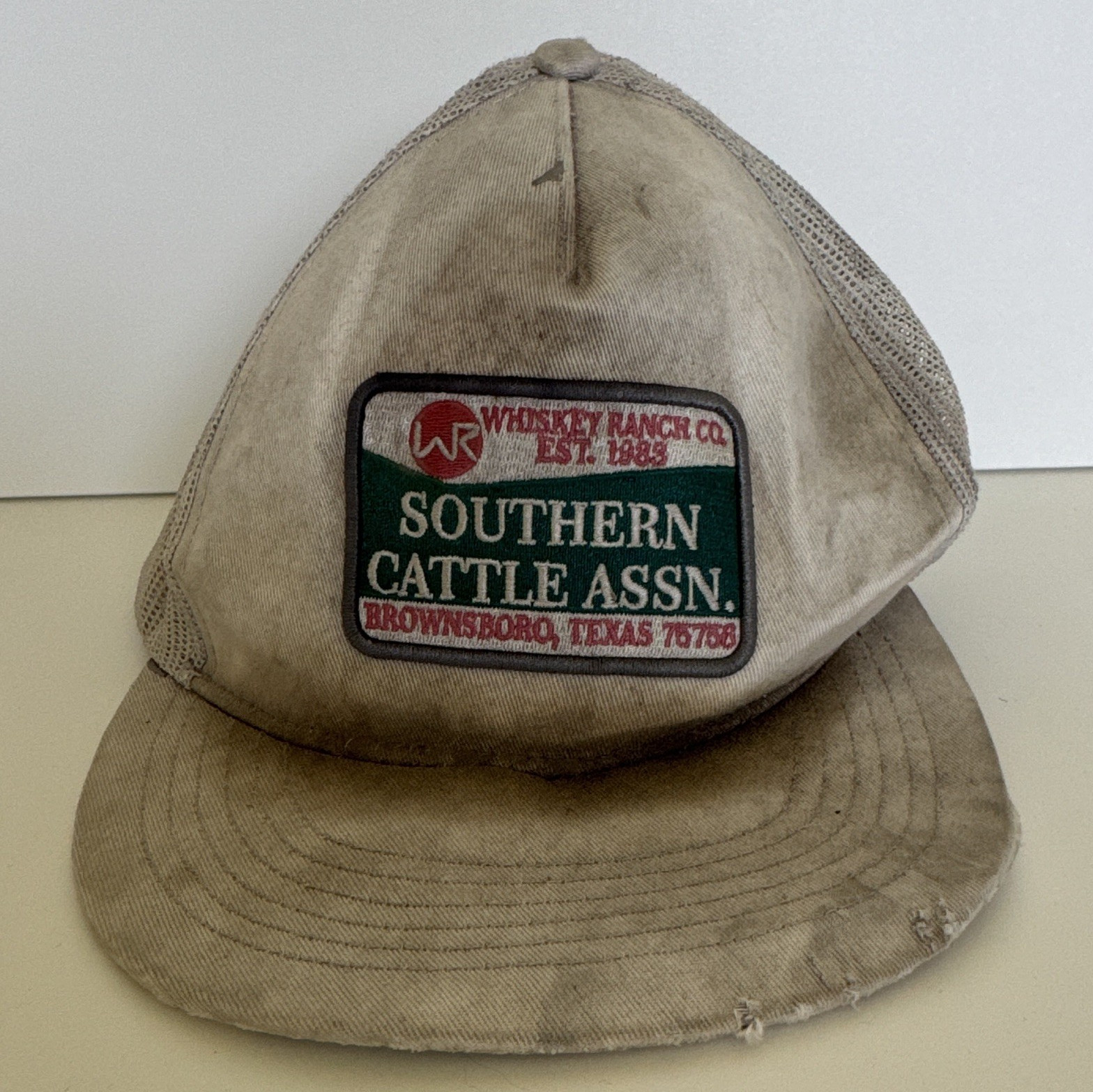Whiskey Ranch Co. Southern Cattle Assn Brownsboro Texas TC Western Trucker Hat